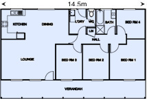 Met-Kit Homes - Steel Frame Budget Kit Homes - Mitchell 4